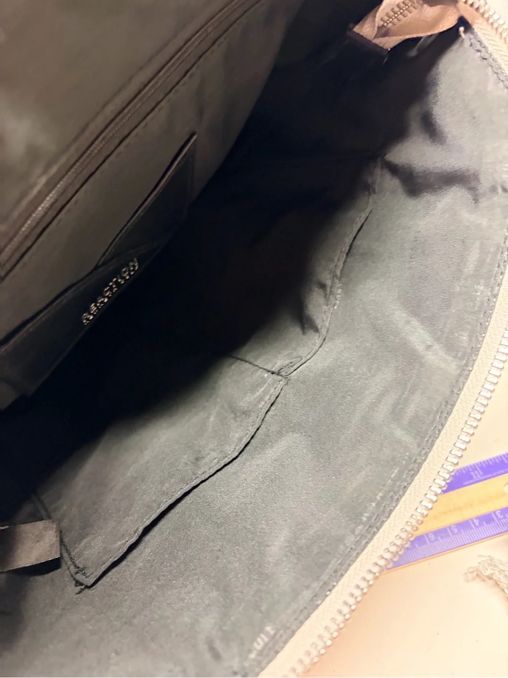 Reaction Kenneth Cole Two-Tone Black and Light Gray Backpack